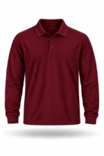 Uzun Kol Polo Yaka T-Shirt - Görsel 3