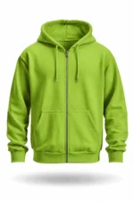 Fermuarlı Kapüşonlu Hoodie - Görsel 8