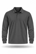 Uzun Kol Polo Yaka T-Shirt - Görsel 9