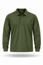 Uzun Kol Polo Yaka T-Shirt - Görsel 10