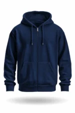 Fermuarlı Kapüşonlu Hoodie - Görsel 15