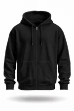 Fermuarlı Kapüşonlu Hoodie - Görsel 20